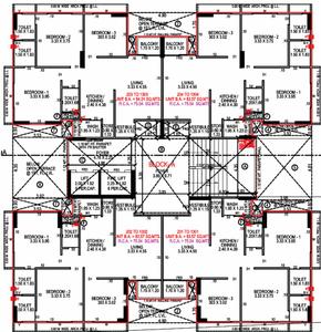 Project Image of 612.9 - 813.11 Sq.ft 2 BHK Apartment for buy in Pratham Benison