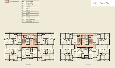 Project Image of 683.0 - 990.0 Sq.ft 2 BHK Apartment for buy in Ambuja Ecospace Residencia
