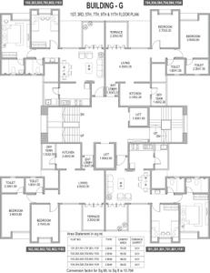 Project Image of 1100 Sq.ft 3 BHK Apartment / Flat for sale in Rahatani for Rs. 12500000