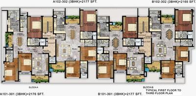 Project Image of 2177.0 - 2403.0 Sq.ft 3 BHK Apartment for buy in Landmark Uday Vilas
