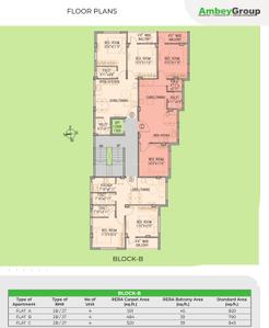 Project Image of 775.0 - 845.0 Sq.ft 2 BHK Apartment for buy in Ambey Aastha
