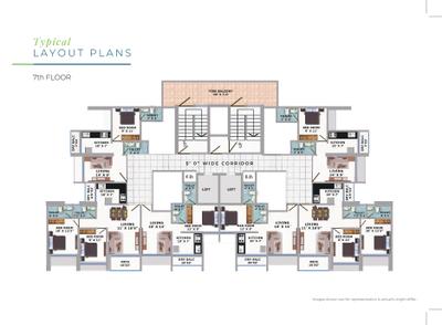 Project Image of 716.0 - 1721.0 Sq.ft 1 BHK Apartment for buy in TPV Nisarg Aura