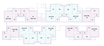 Project Image of 258.23 - 542.06 Sq.ft 1 RK Apartment for buy in Mahindra Happinest