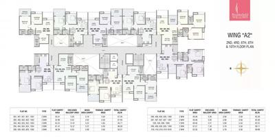 Project Image of 669.84 - 931.94 Sq.ft 2 BHK Apartment for buy in Nirman Brookefield Willows A2