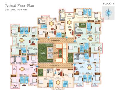 Project Image of 866.0 - 1423.0 Sq.ft 2 BHK Apartment for buy in Shree Vishnu Magnolia Apartments