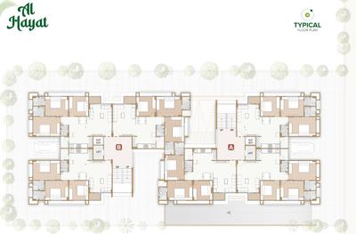 Project Image of 624.09 - 863.48 Sq.ft 1 BHK Apartment for buy in Shreeji Al Hayat