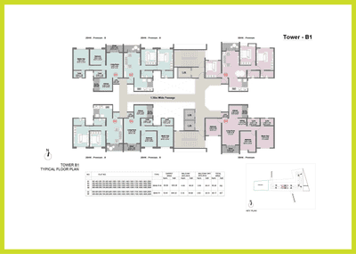 Project Image of 928.0 - 1071.0 Sq.ft 3 BHK Apartment for buy in Kohinoor Famville