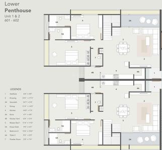 Project Image of 940.33 - 1246.57 Sq.ft 3 BHK Apartment for buy in Shalin Prima