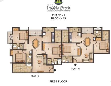 Project Image of 531.0 - 2523.0 Sq.ft 1 BHK Apartment for buy in Jain Pebble Brook Phase II