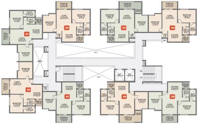 Project Image of 342.62 - 638.0 Sq.ft 1 BHK Apartment for buy in Rohan Ananta Phase I