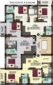 Project Image of 516.0 - 675.0 Sq.ft 2 BHK Apartment for buy in MP Gloria
