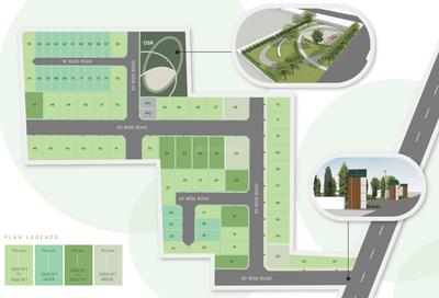 Project Image of 678.0 - 2336.0 Sq.ft Residential Plot Plot for buy in EK Avenues