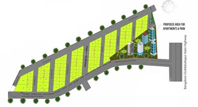 Surya Paradise Layout Plan 1