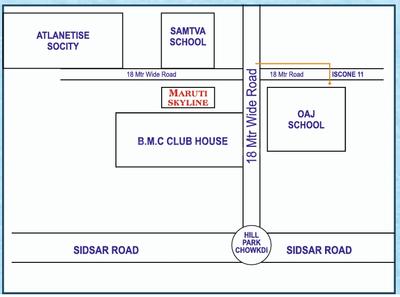 Project Image of 552.73 - 603.42 Sq.ft 2 BHK Apartment for buy in Hanumant Maruti Skyline