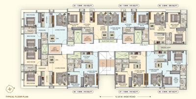 Project Image of 410.0 - 607.0 Sq.ft 1 BHK Apartment for buy in Aakruti Om Priyadarshani
