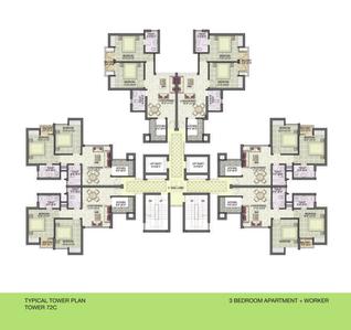 Project Image of 850.0 - 2450.0 Sq.ft 2 BHK Apartment for buy in Jaypee Kosmos