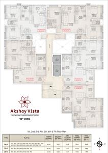 Project Image of 774.0 - 982.0 Sq.ft 2 BHK Apartment for buy in Akshay Vista