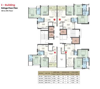 Project Image of 797.0 - 1898.0 Sq.ft 2 BHK Apartment for buy in WYCE Exclucity E F I