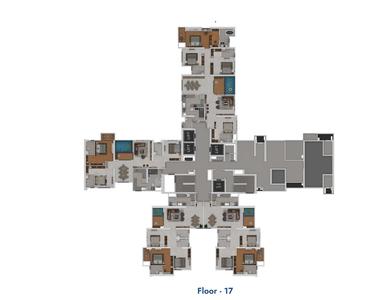 Project Image of 1062.0 - 2224.0 Sq.ft 3 BHK Apartment for buy in Gera s Avive Towers East Kharadi