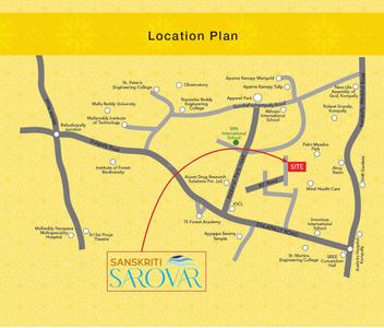 Project Image of 1200.0 - 1315.0 Sq.ft 2 BHK Apartment for buy in Sanskriti Sarovar