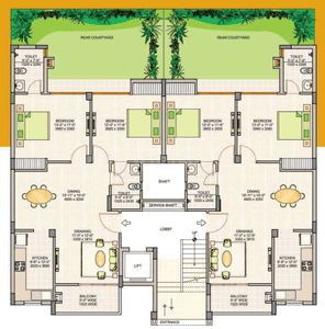 Project Image of 0.0 - 757.67 Sq.ft 2 BHK Apartment for buy in Ashiana Greens Phase 5