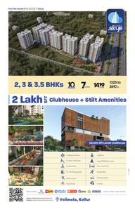 Project Image of 1325.0 - 2610.0 Sq.ft 2 BHK Apartment for buy in Radhey Skye