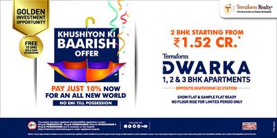 Project Image of 349.0 - 747.0 Sq.ft 1 BHK Apartment for buy in Terraform Dwarka Wing D