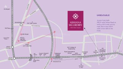 Project Image of 1210.0 - 1700.0 Sq.ft 2 BHK Apartment for buy in Ashiana Mulberry