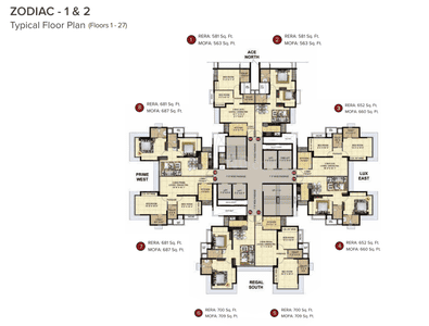 Project Image of 1200 Sq.ft 2 BHK Apartment / Flat for sale in Panvel for Rs. 8700000