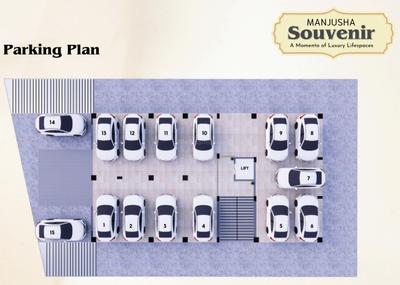Project Image of 1131.15 - 1549.55 Sq.ft 2 BHK Apartment for buy in Manjusha Souvenir