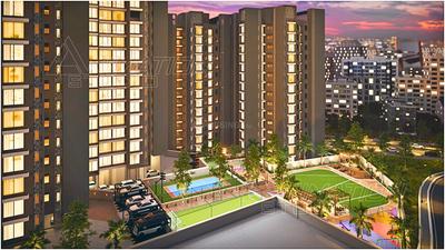 Project Image of 364.68 - 457.9 Sq.ft 1 BHK Apartment for buy in Kiran Bitcon Paradise Complex 