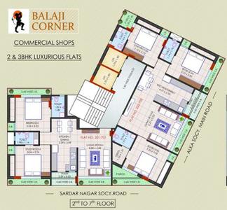 Project Image of 519.47 - 709.99 Sq.ft 2 BHK Apartment for buy in Shanti Balaji Corner