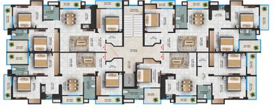 Project Image of 876.0 - 909.0 Sq.ft 3 BHK Apartment for buy in Sai Bhajju