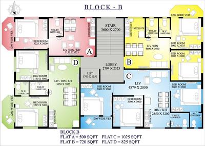 Project Image of 511.0 - 1250.0 Sq.ft 1 BHK Apartment for buy in Unique Parkwoods