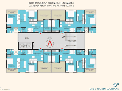Project Image of 472.0 - 643.47 Sq.ft 2 BHK Apartment for buy in Bakeri Sarvesh