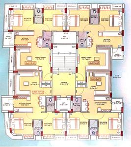 Project Image of 281.05 - 511.72 Sq.ft 1 BHK Apartment for buy in Vision Krishna Square 4
