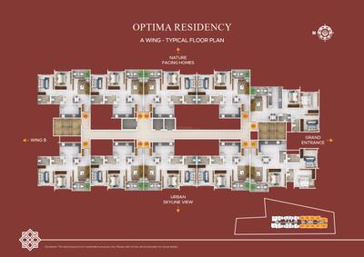 Project Image of 701.0 - 968.0 Sq.ft 2 BHK Apartment for buy in Optima Residency