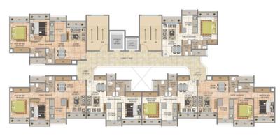 Project Image of 297.0 - 525.0 Sq.ft 1 BHK Apartment for buy in South Field Fatima Enclave Wing A B