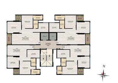 Project Image of 406.01 - 808.05 Sq.ft 1 BHK Apartment for buy in Sayba Badr