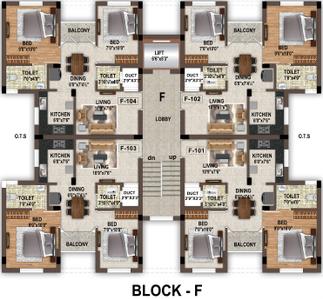 Project Image of 349.5 - 885.55 Sq.ft 2 BHK Apartment for buy in Optima Diamond