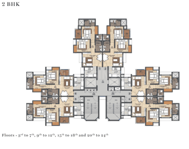 Project Image of 441.0 - 751.54 Sq.ft 1 BHK Apartment for buy in Lodha Foresta A B H And I