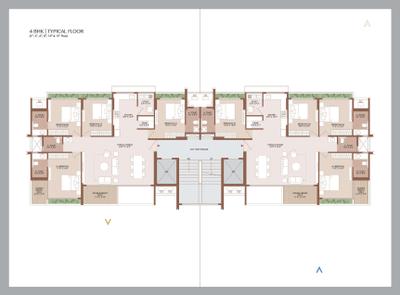 Project Image of 931.83 - 1331.28 Sq.ft 3 BHK Apartment for buy in Shreeji Anantara Galleria And Anantara