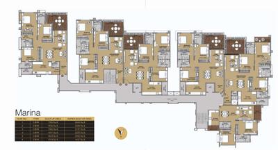 Project Image of 1019.0 - 2552.02 Sq.ft 2 BHK Apartment for buy in Jhaveri The Marina