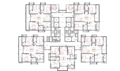Project Image of 1905.0 - 2800.0 Sq.ft 3 BHK Apartment for buy in DSR Ciel