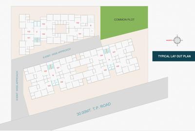 Project Image of 1100 Sq.ft 2 BHK Apartment / Flat for sale in Hanspura for Rs. 4500000