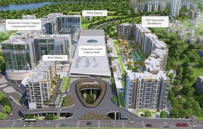 Project Image of 528.0 - 860.0 Sq.ft 2 BHK Apartment for buy in L And T Seawoods West Manor Tower A And B