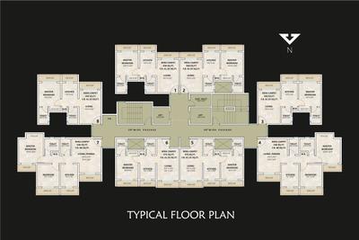 Project Image of 358.0 - 546.0 Sq.ft 1 BHK Apartment for buy in A H Sapphire
