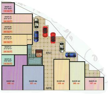 Project Image of 515.0 - 660.0 Sq.ft 1 BHK Apartment for buy in Raj Chamunda Menzes House
