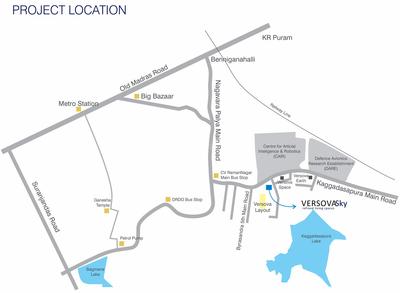 Project Image of 1919 Sq.ft 3 BHK Apartment / Flat for sale in Kaggadasapura for Rs. 28500000