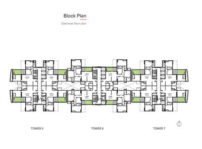 Project Image of 0.0 - 1723.19 Sq.ft 3 BHK Apartment for buy in Total Environment In That Quiet Earth Phase 2B